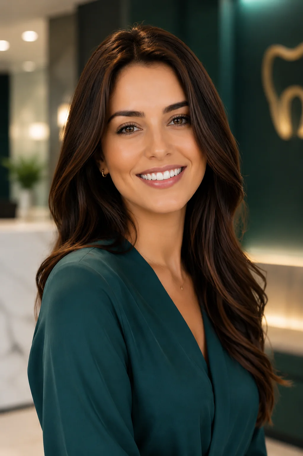 Sourire éditorial serein — atelier Beausourire.